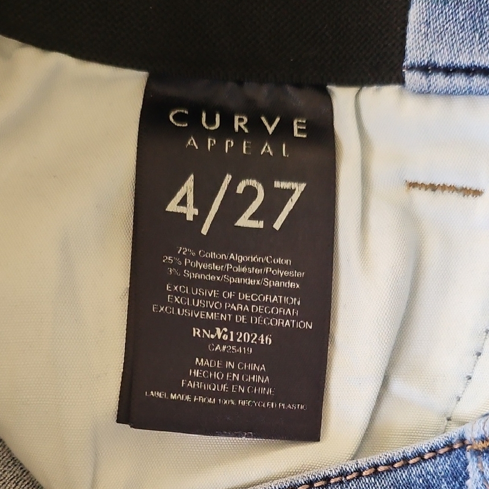 Curve Appeal Mid-Rise Skinny Jeans with Comfort Waistband - Picture 7 of 7